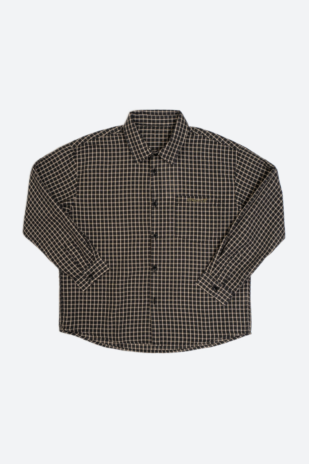 Рубашка Черная клетка