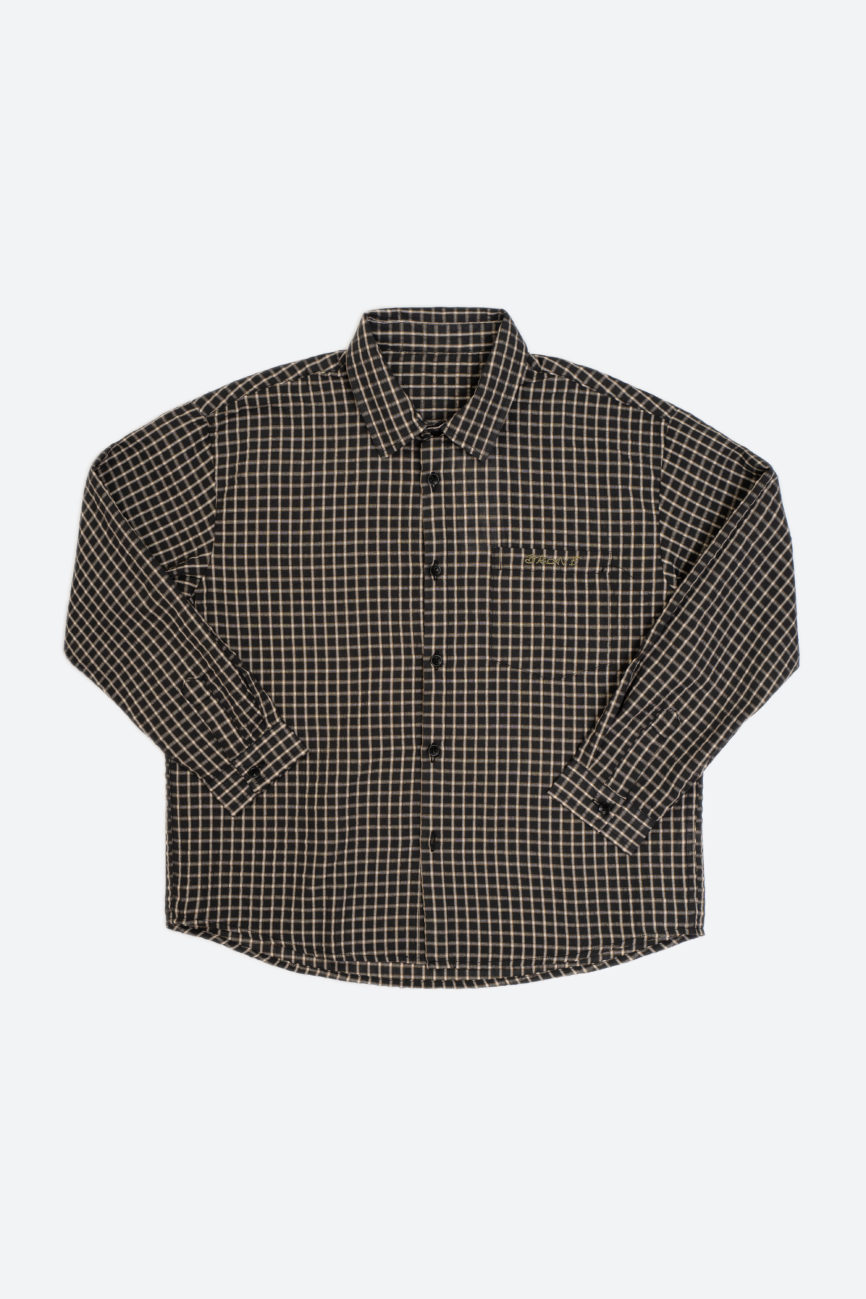 Рубашка Черная клетка