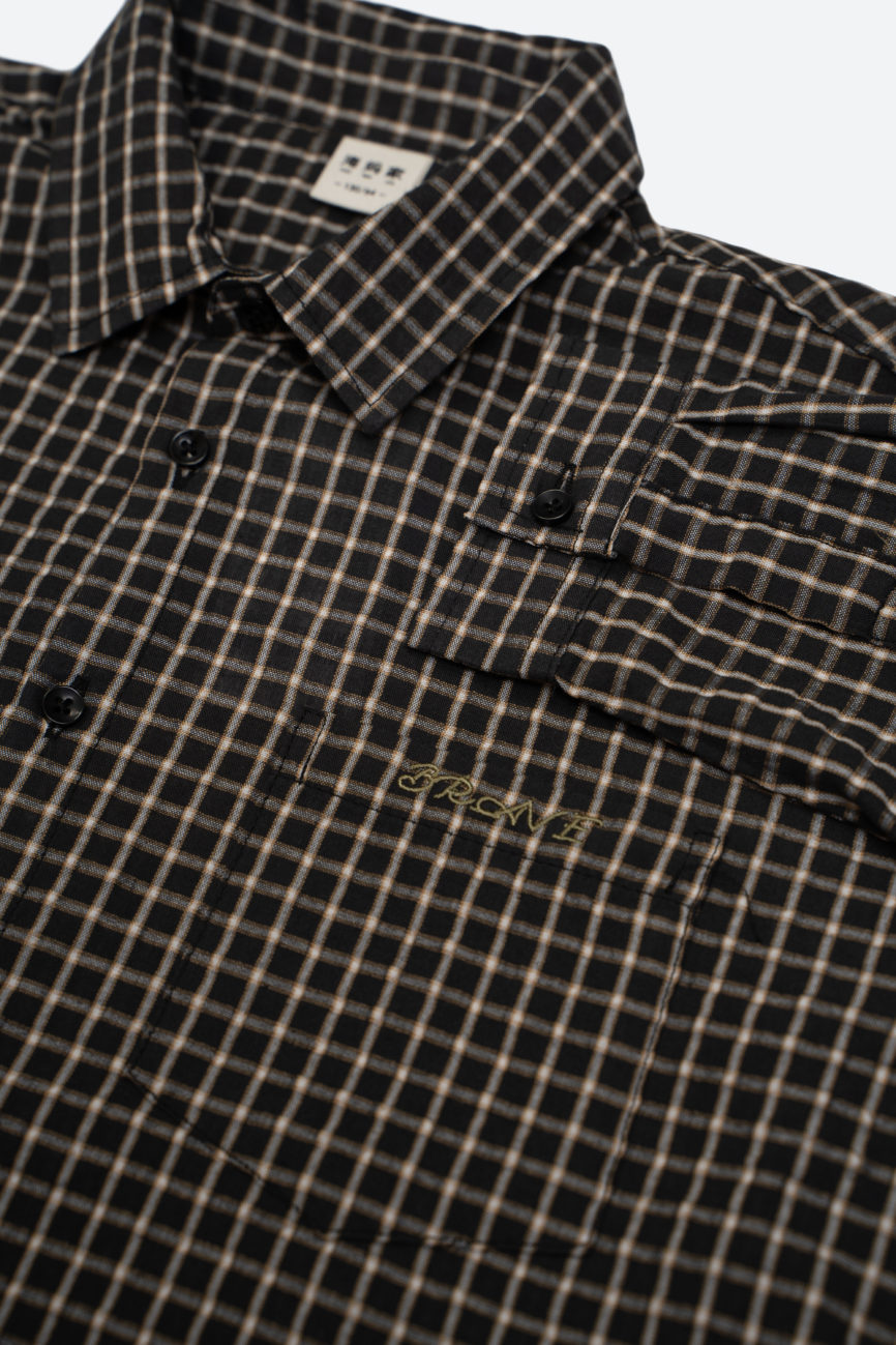 Рубашка Черная клетка