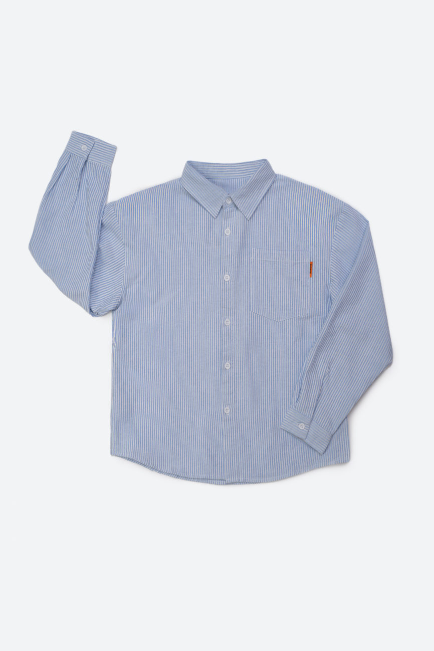 Рубашка Голубая полоска
