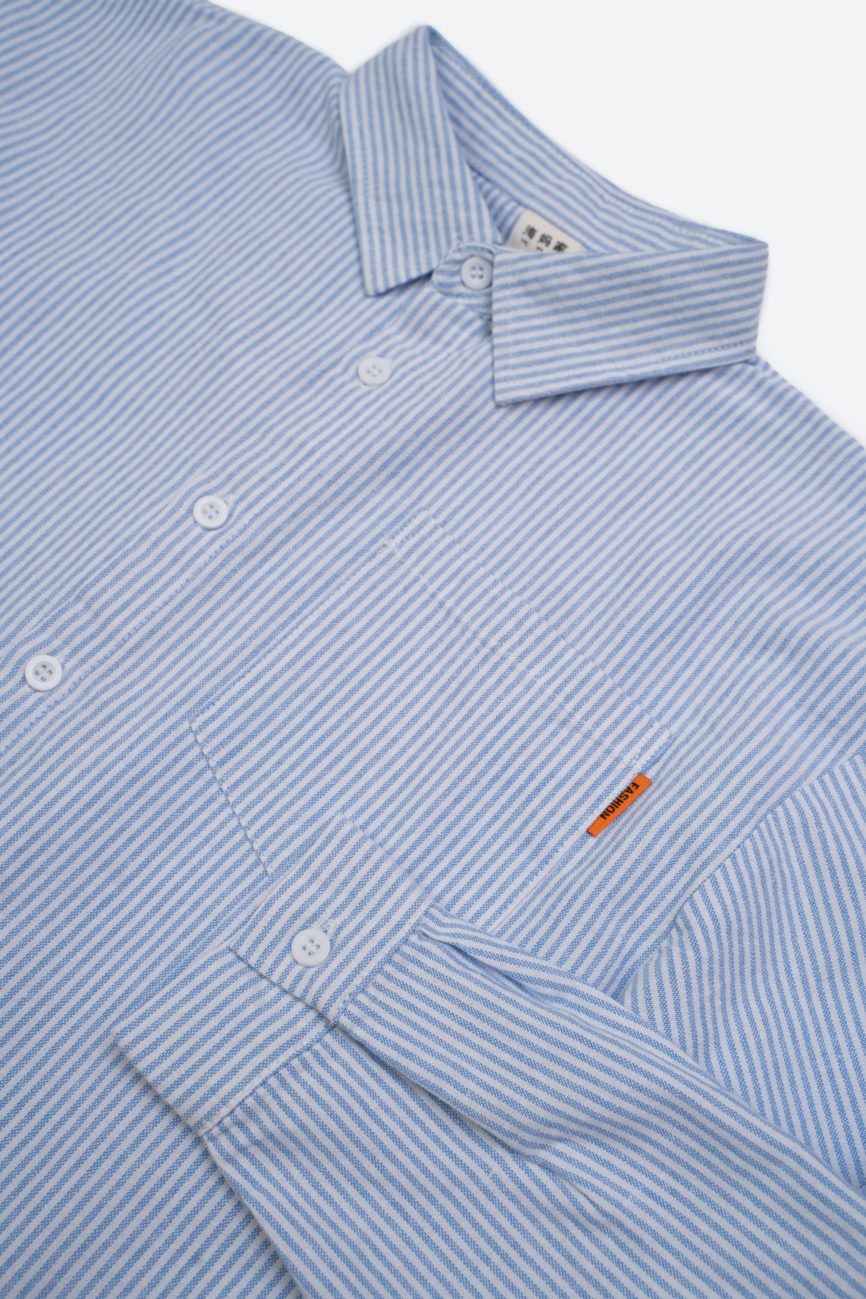 Рубашка Голубая полоска