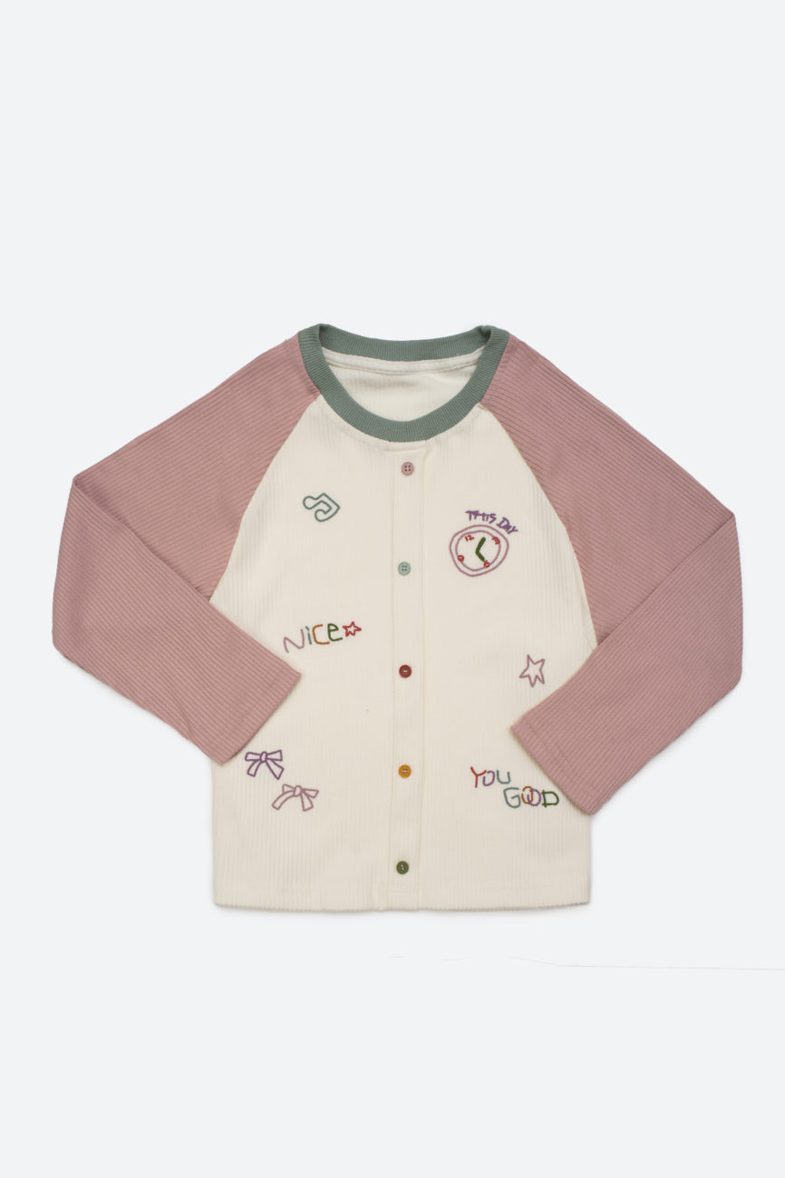 Кардиган с вышивкой