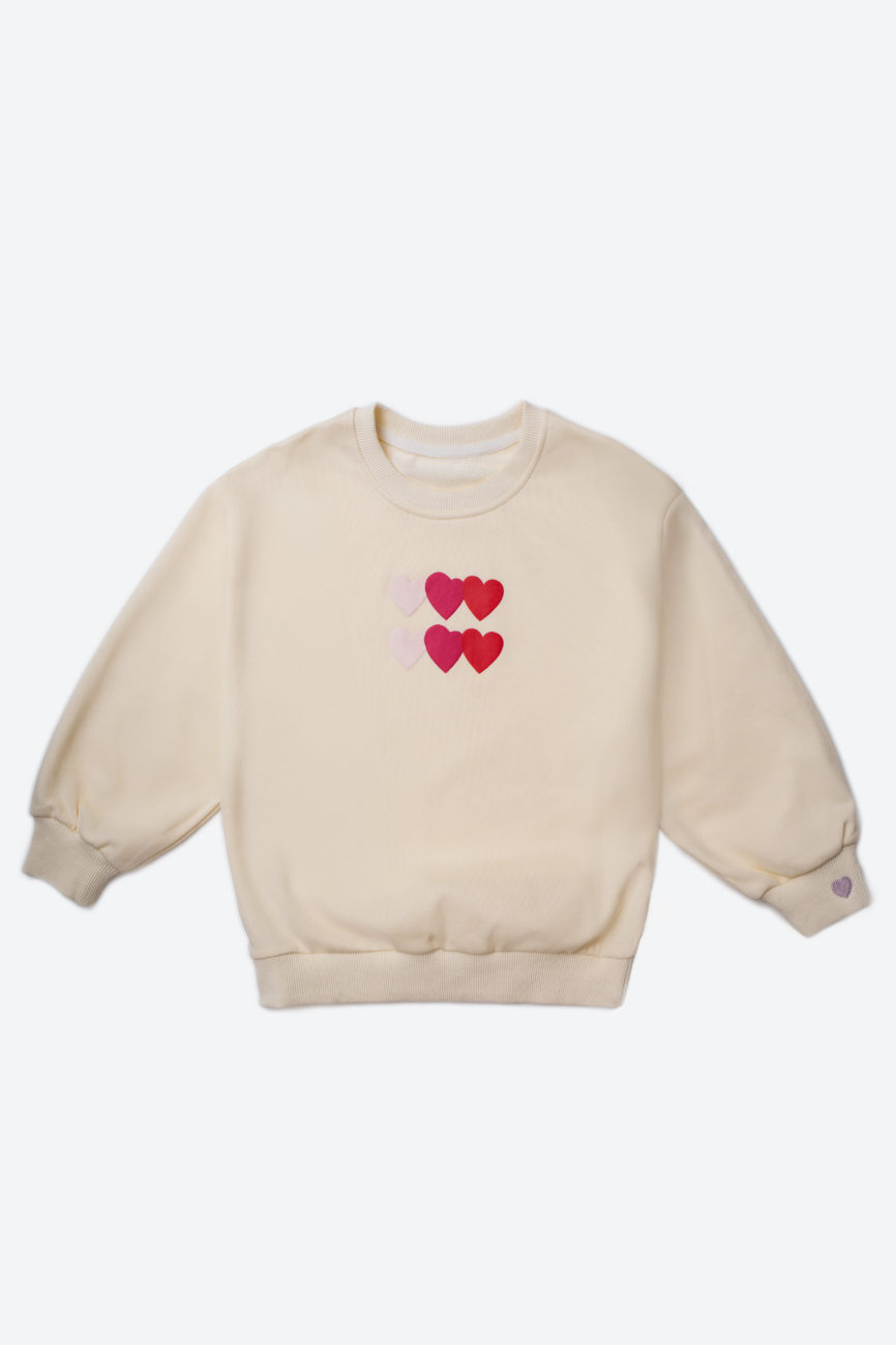 Свитшот сердечки