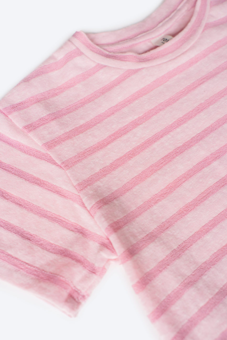 Футболка Розовая полоска
