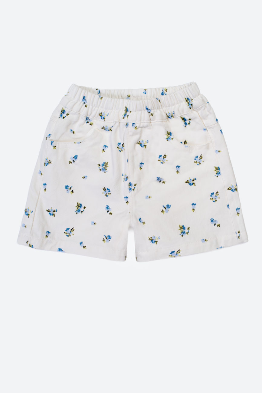 Шорты Голубые цветы