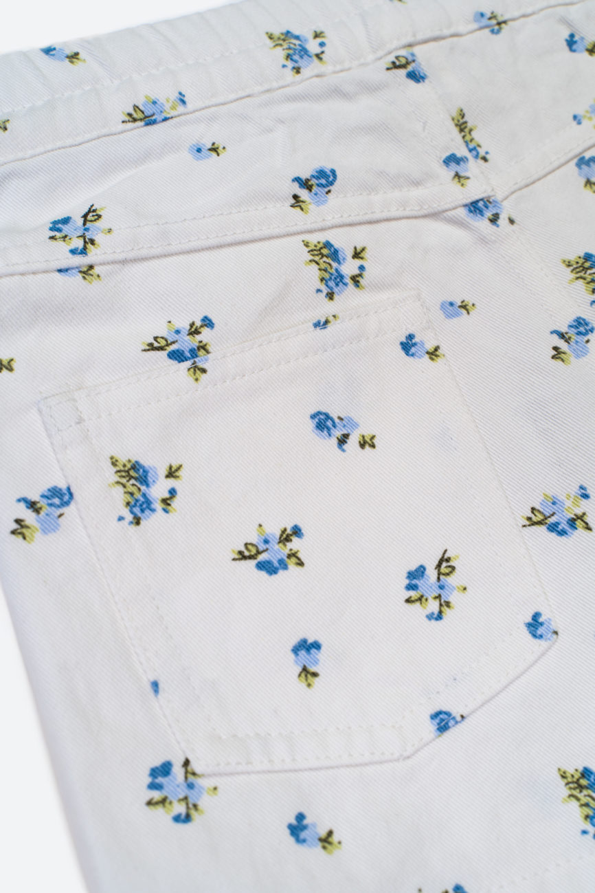 Шорты Голубые цветы