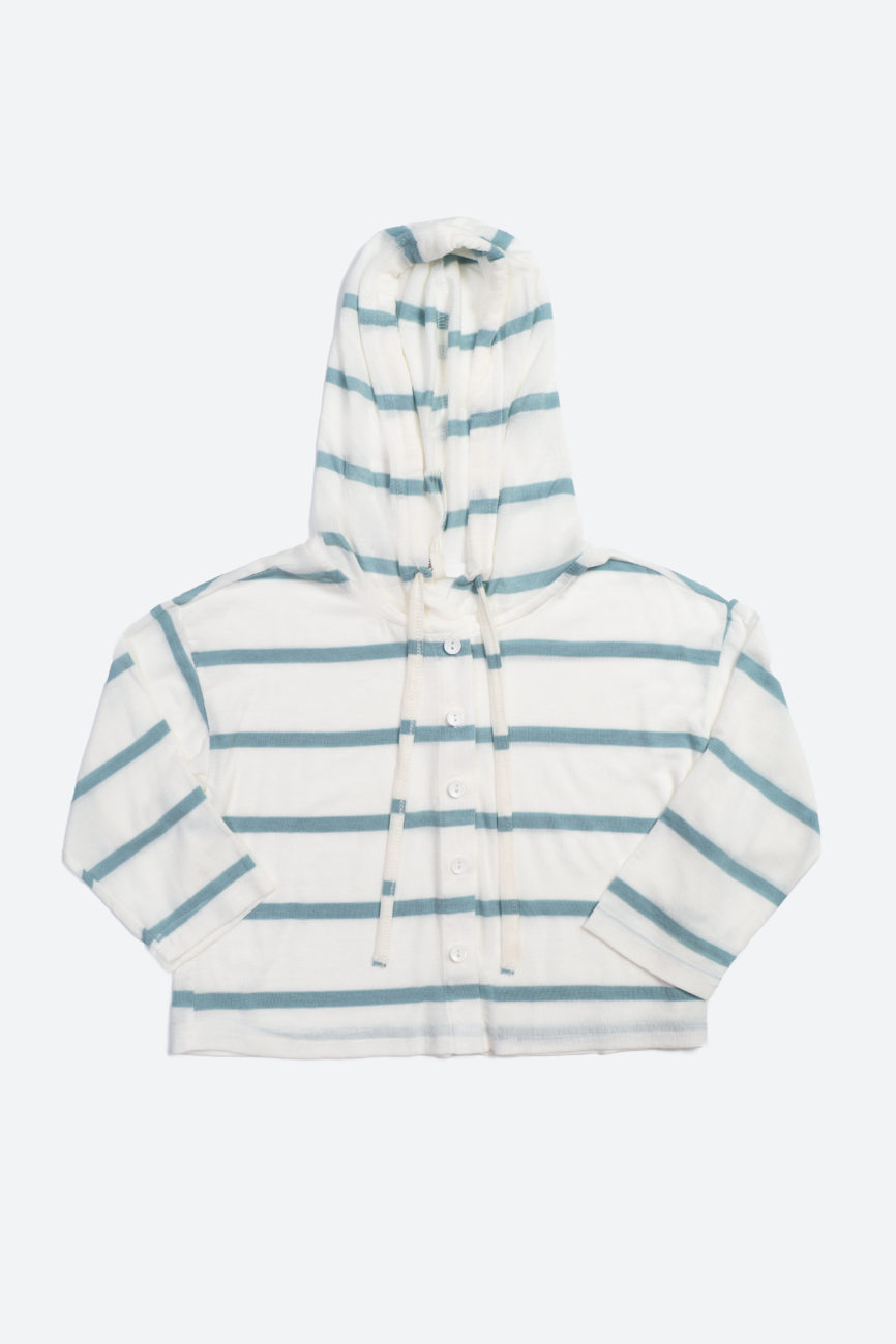 Кофта тонкая с капюшоном