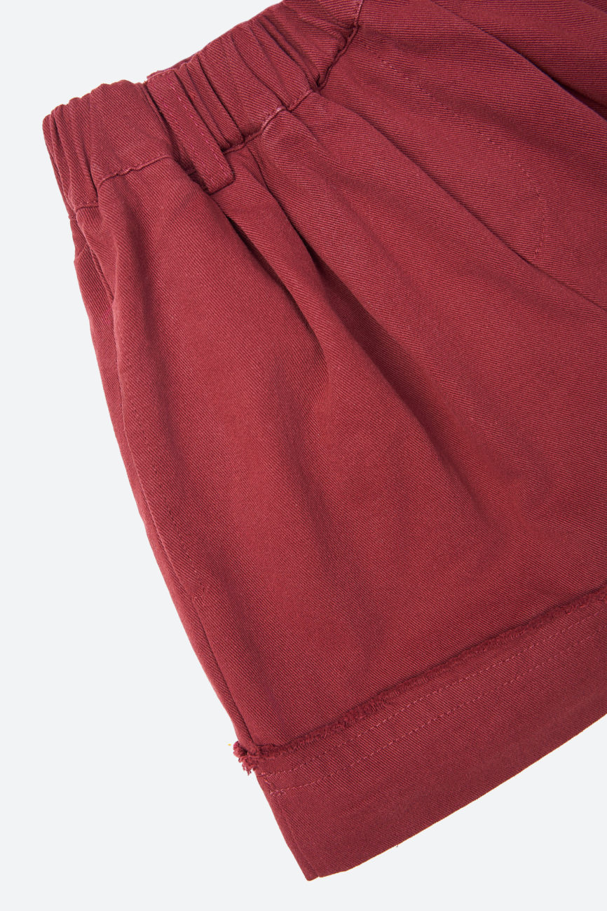 Шорты с отворотом