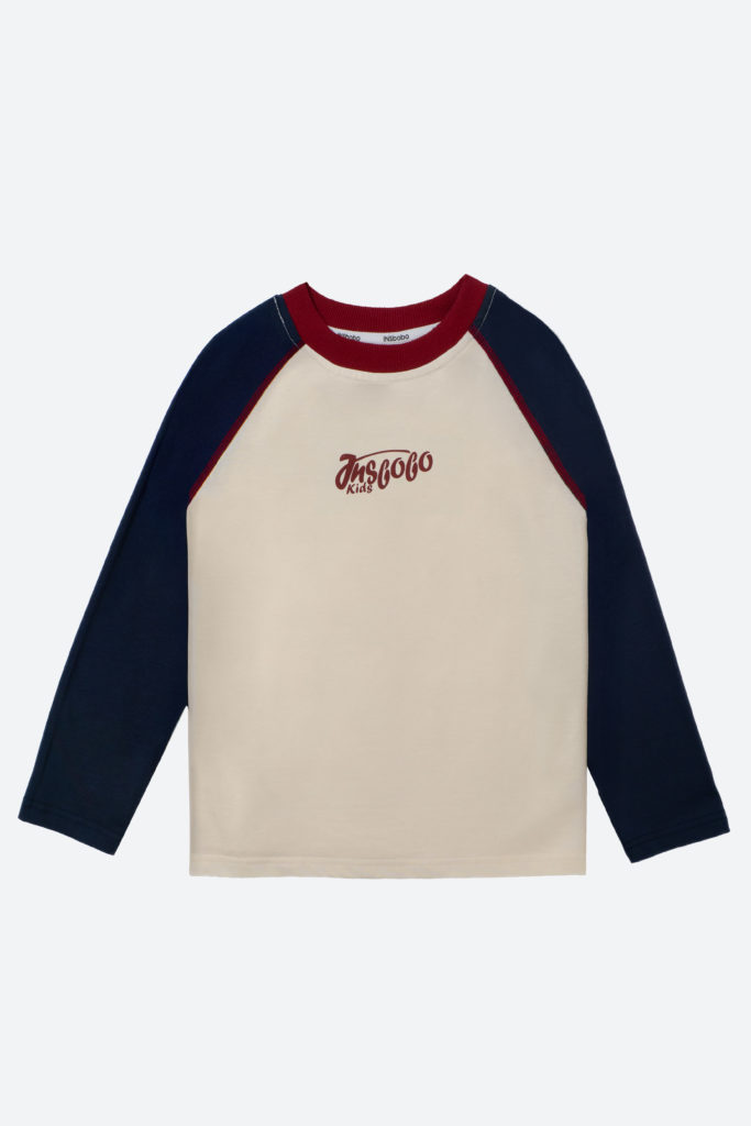 Лонгслив с красным кантом