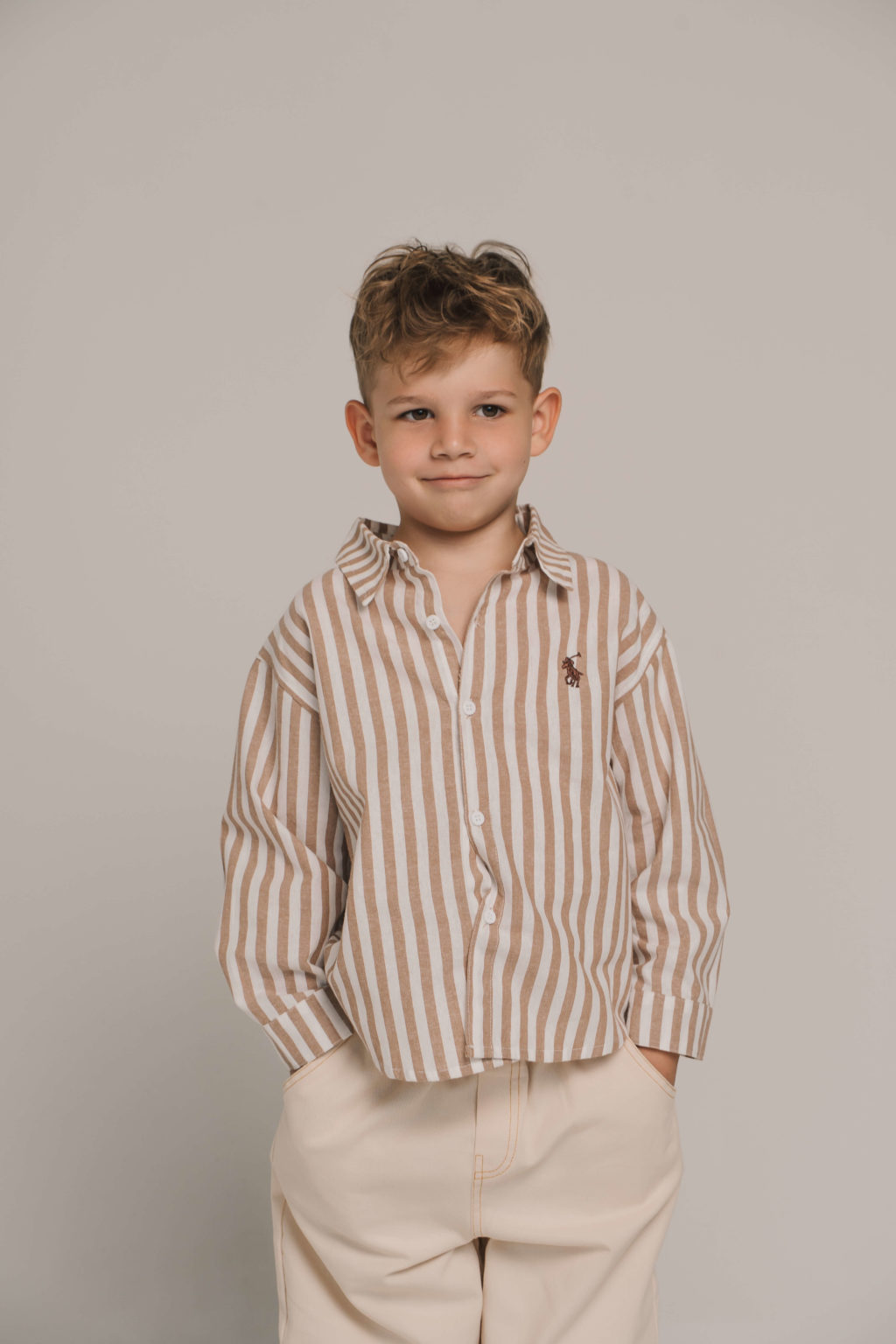 Рубашка Polo в полоску