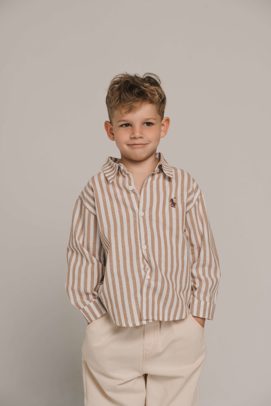 Рубашка Polo в полоску