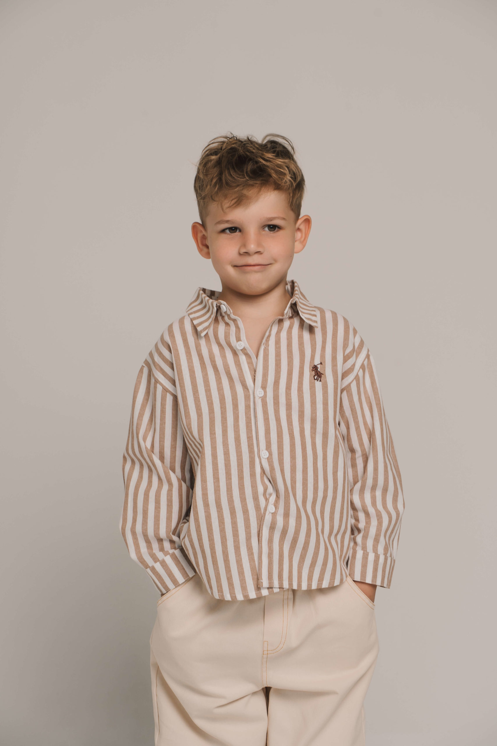 Рубашка Polo в полоску