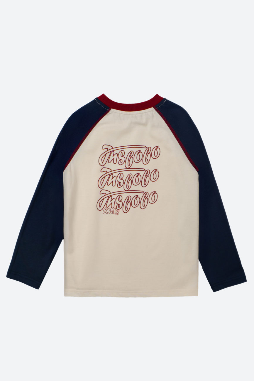 Лонгслив с красным кантом