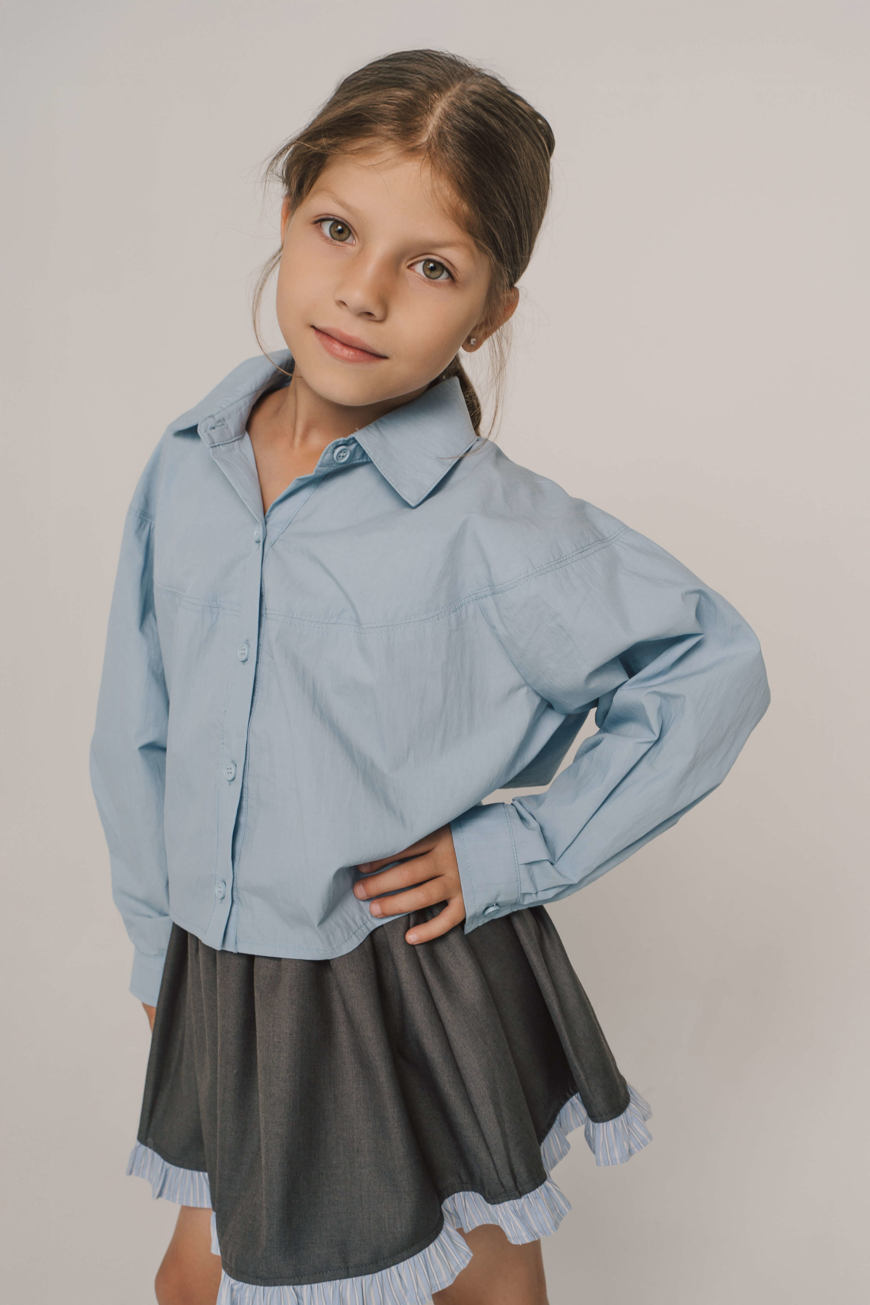 Рубашка Голубая