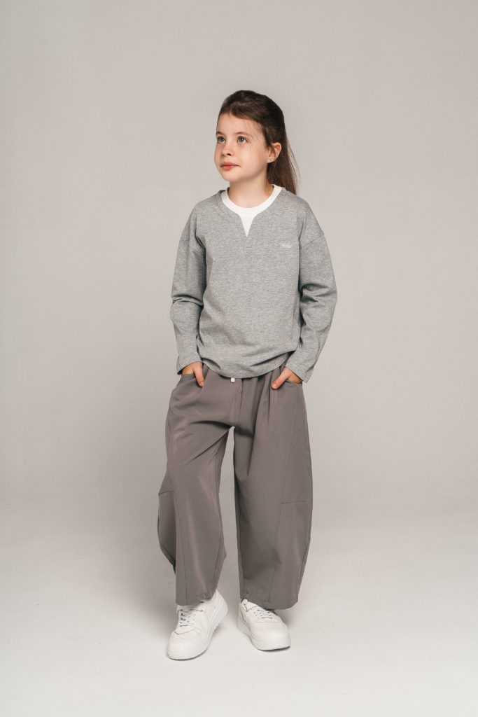 Брюки Трубы с белой резинкой