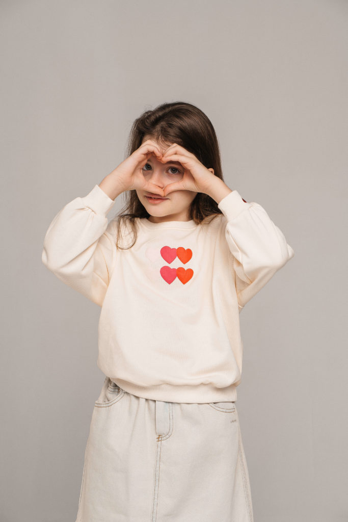 Свитшот сердечки