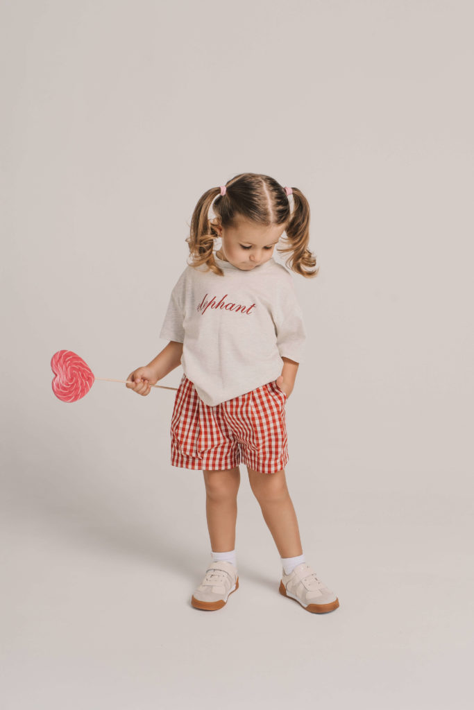 Шорты Красная клетка