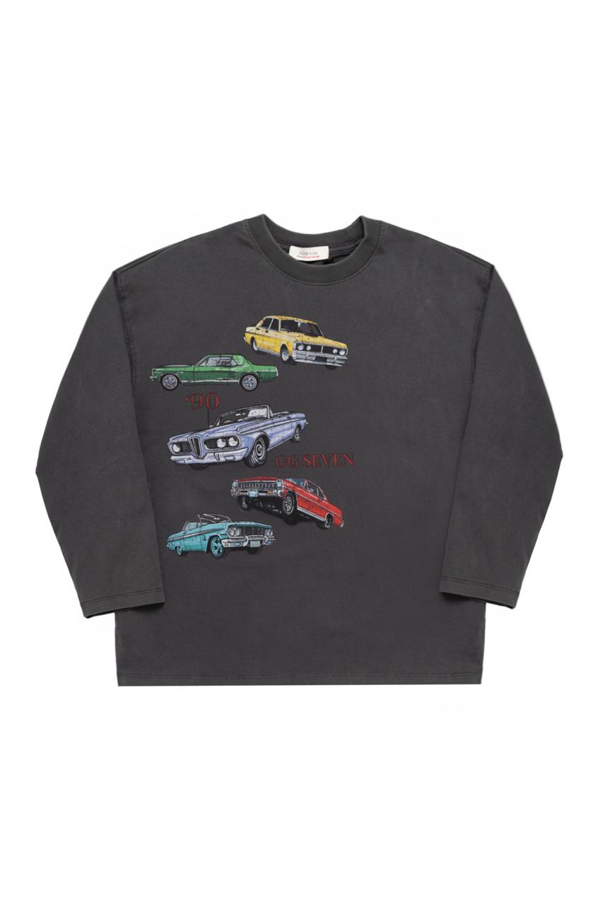 Лонгслив Машины