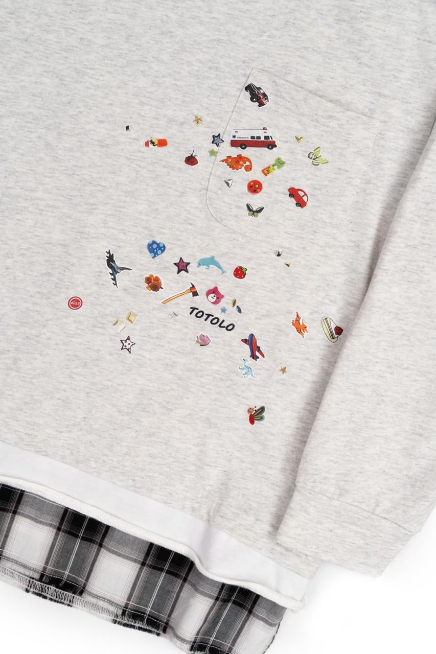 Лонгслив Стикер